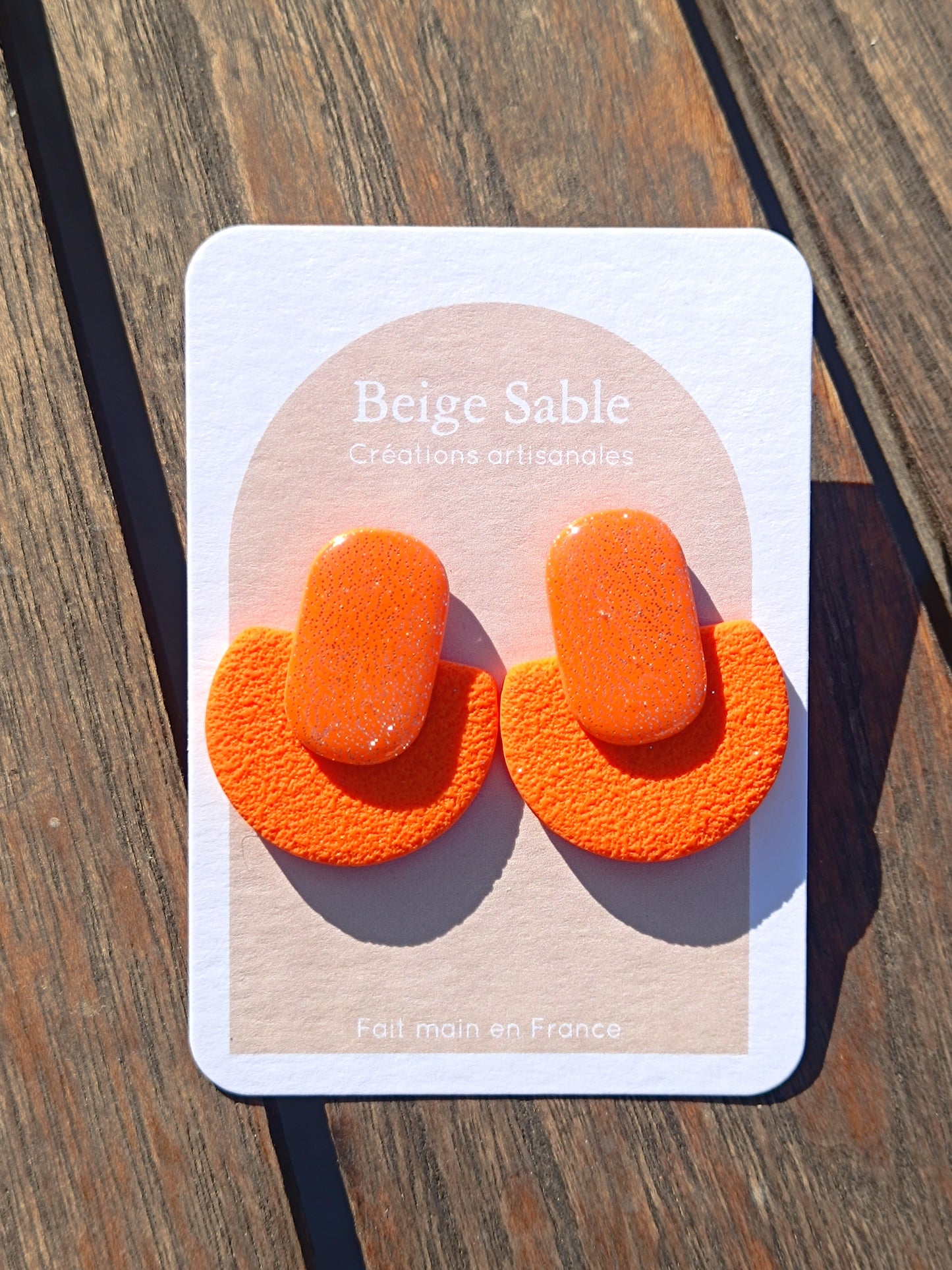 Boucles frida orange