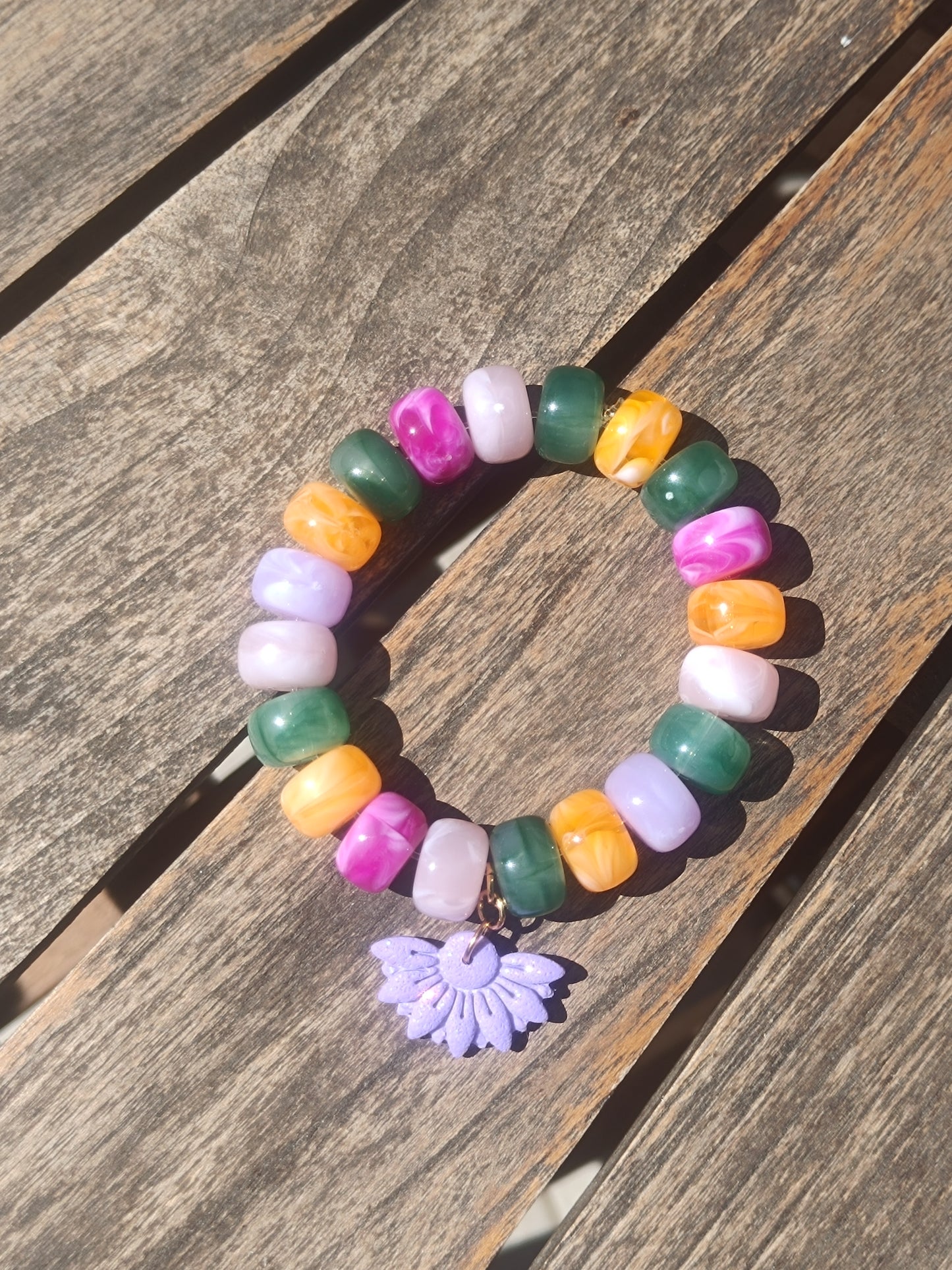 Bracelets élastiques multicolore