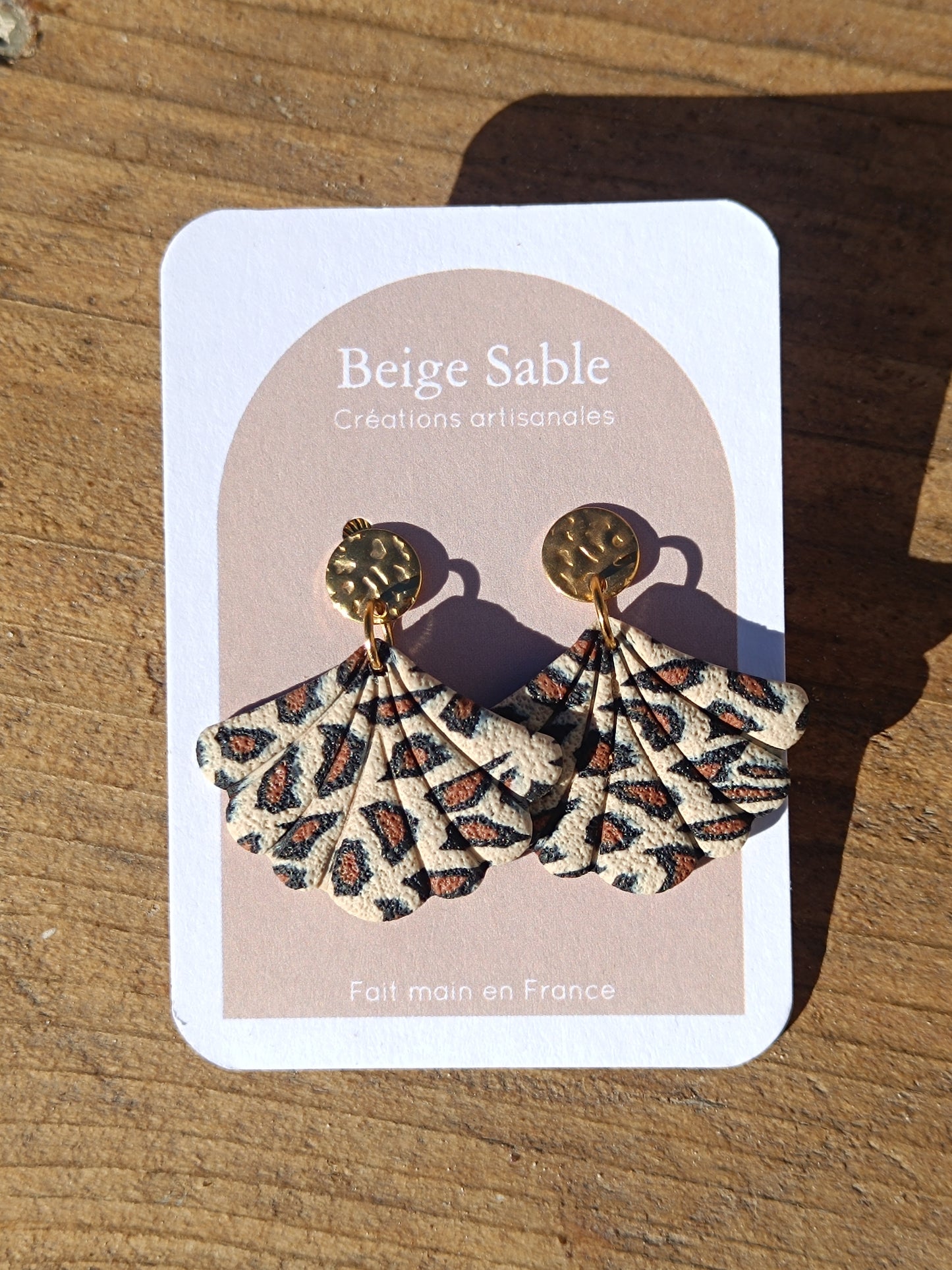 Boucles Prisca léopard