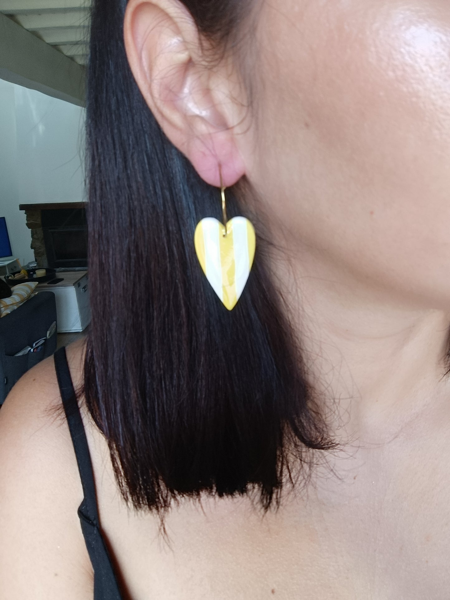 Créoles coeurs longs