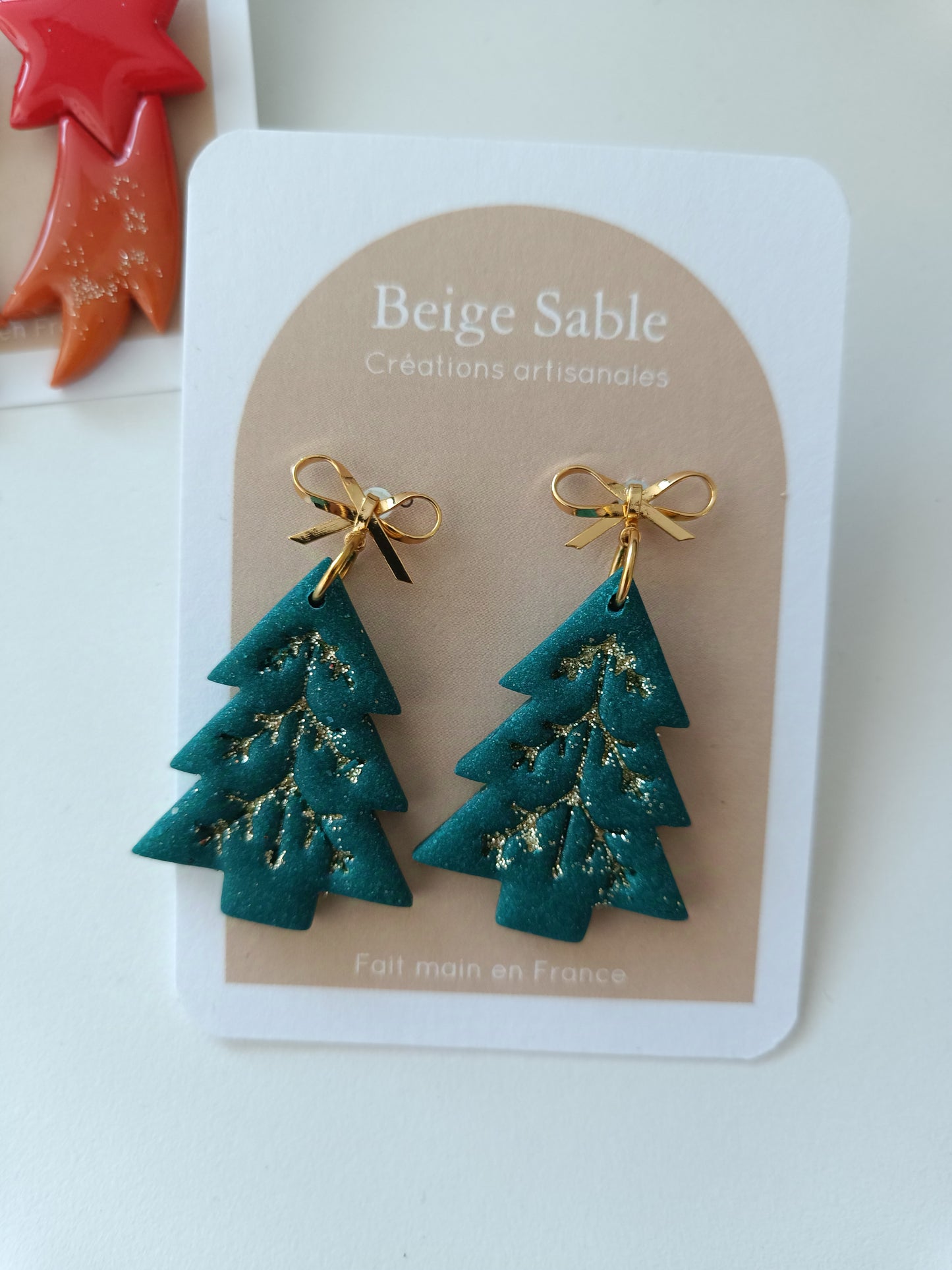 Boucles sapin de Noël