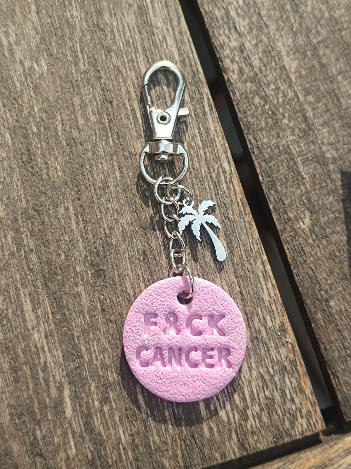 Porte clés octobre rose
