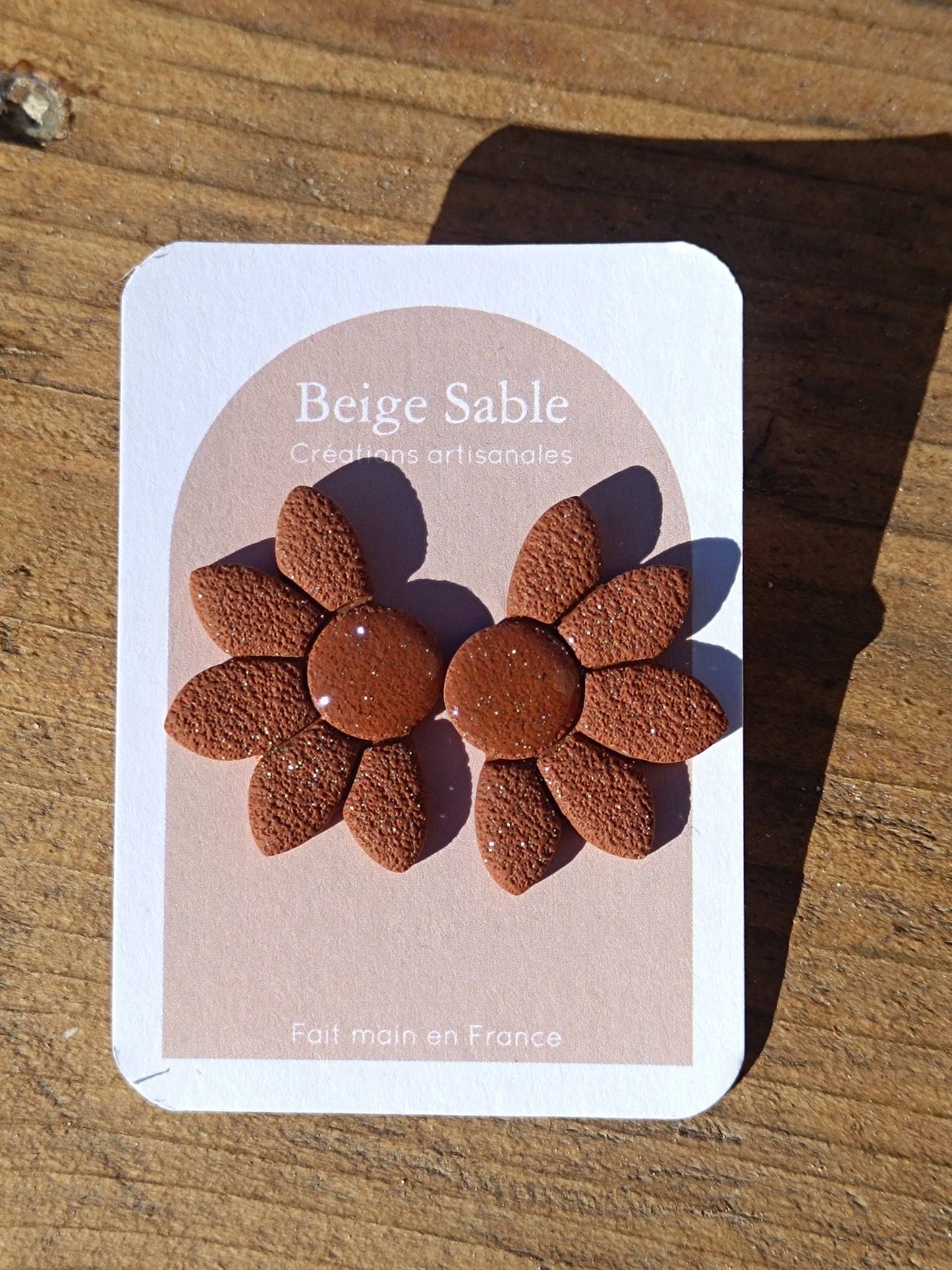 Boucles Maggie camel