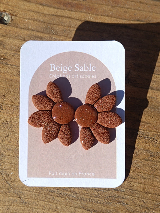 Boucles Maggie camel