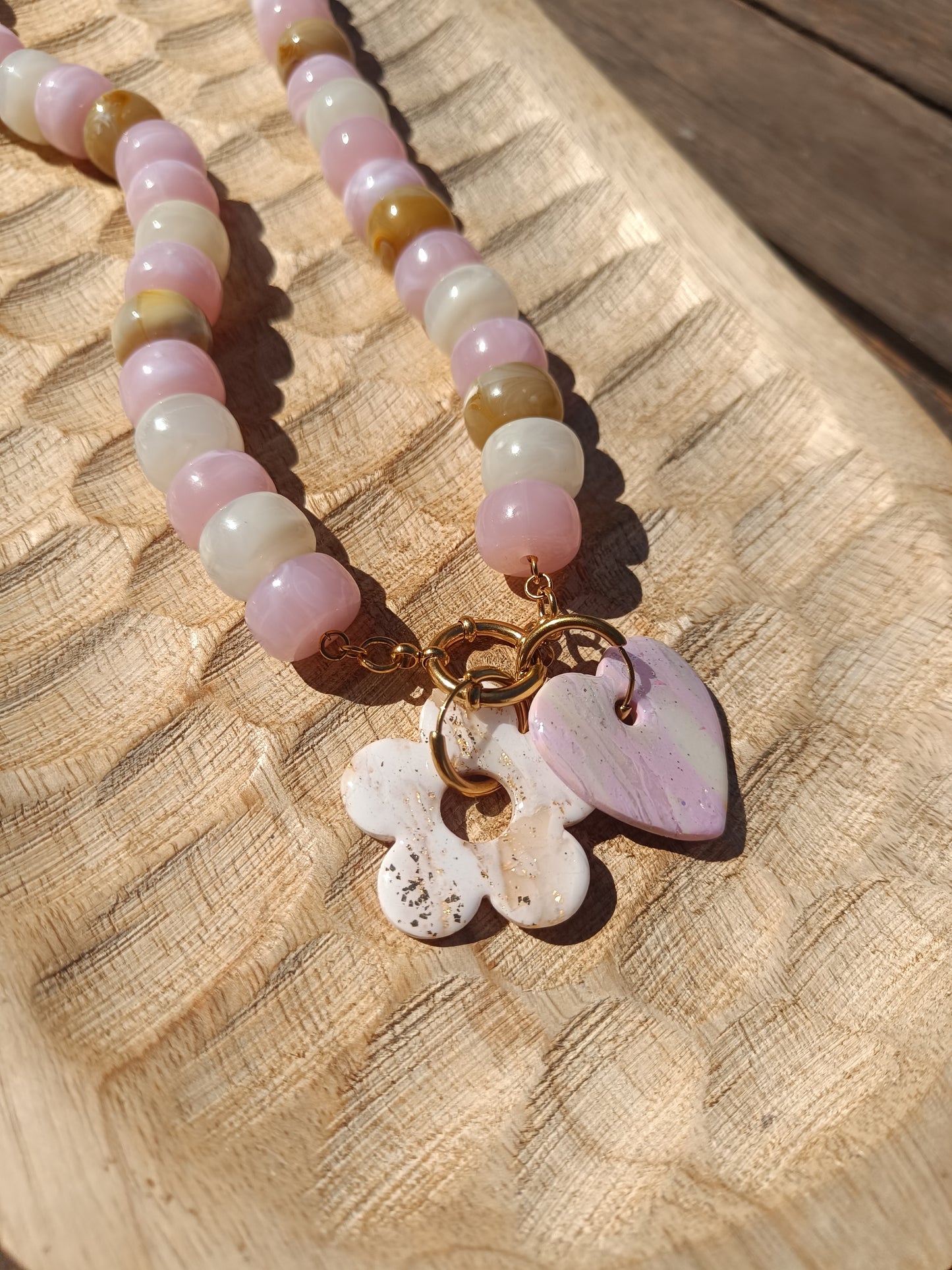 Collier alma rose
