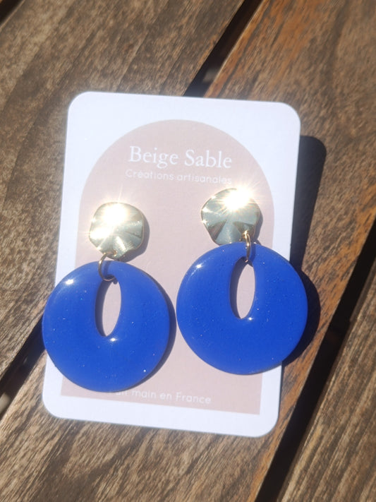 Boucles lova bleu roy