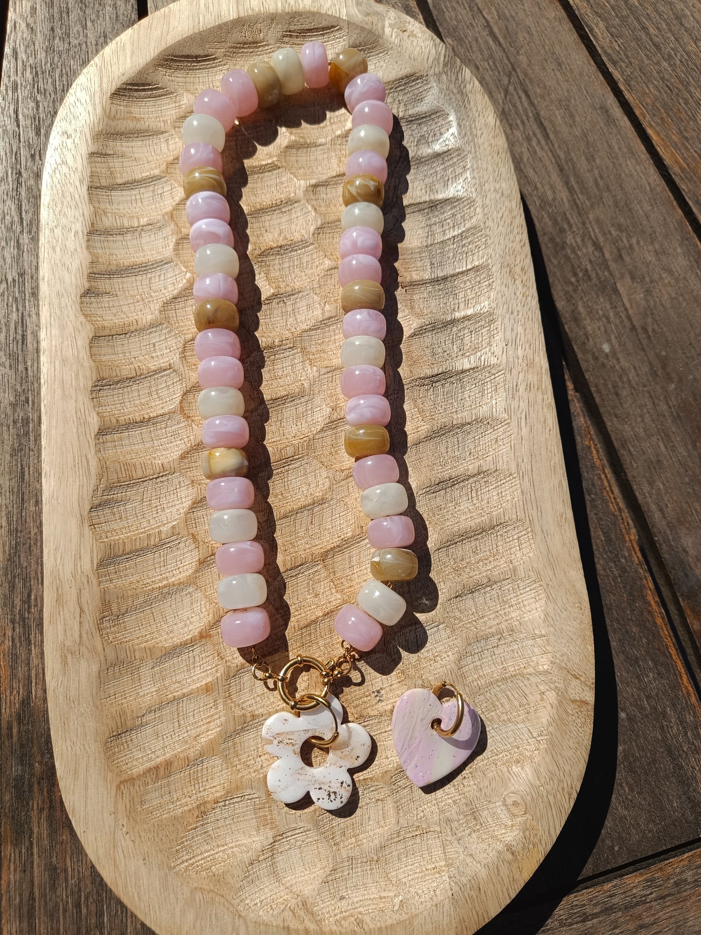 Collier alma rose