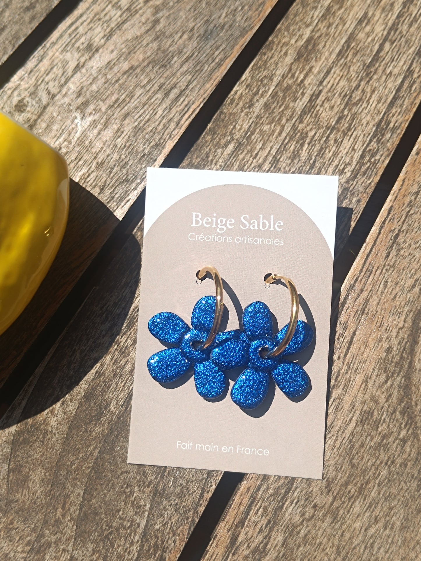 Boucles clysta bleu