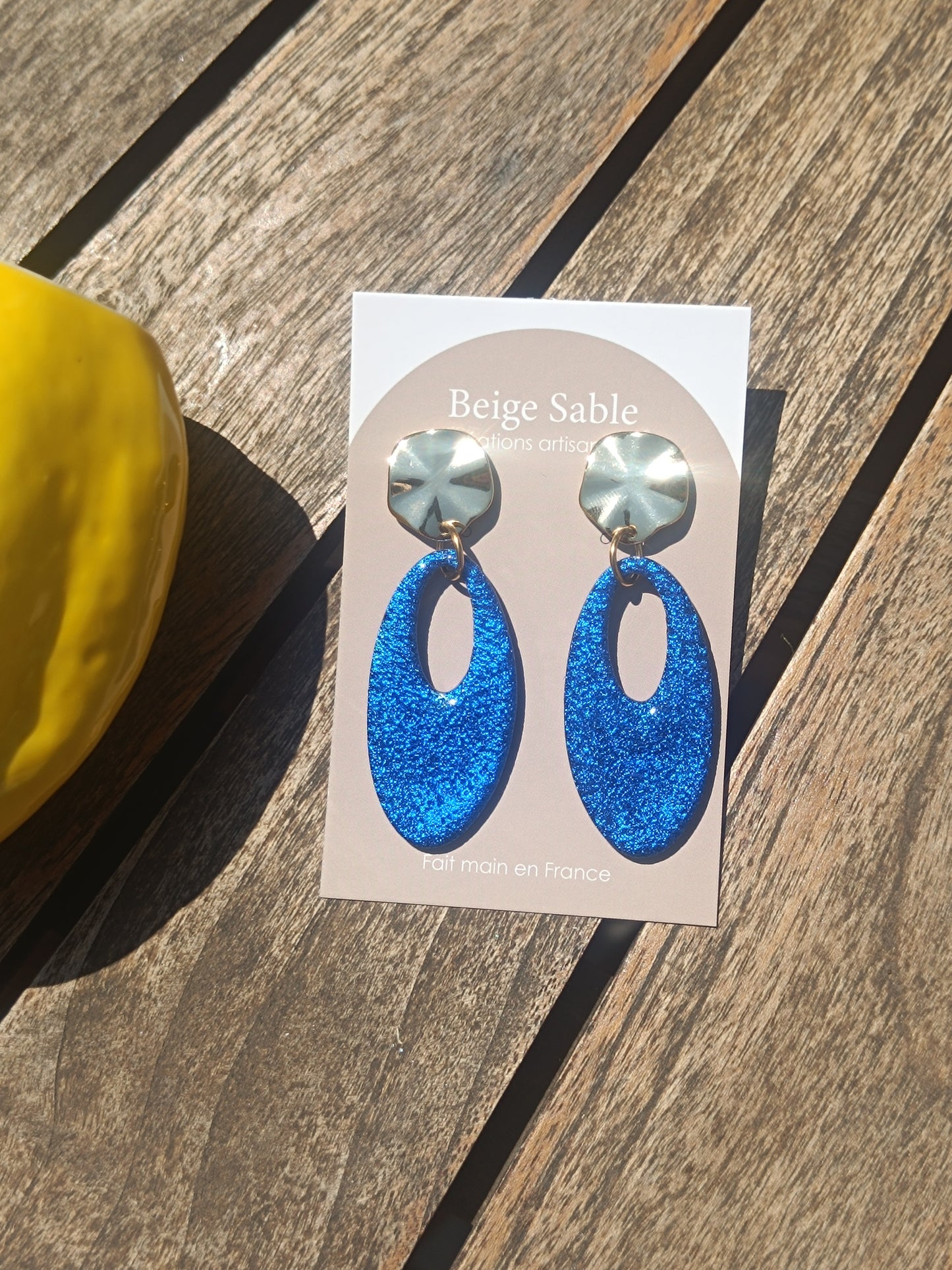 Boucles Anna bleu