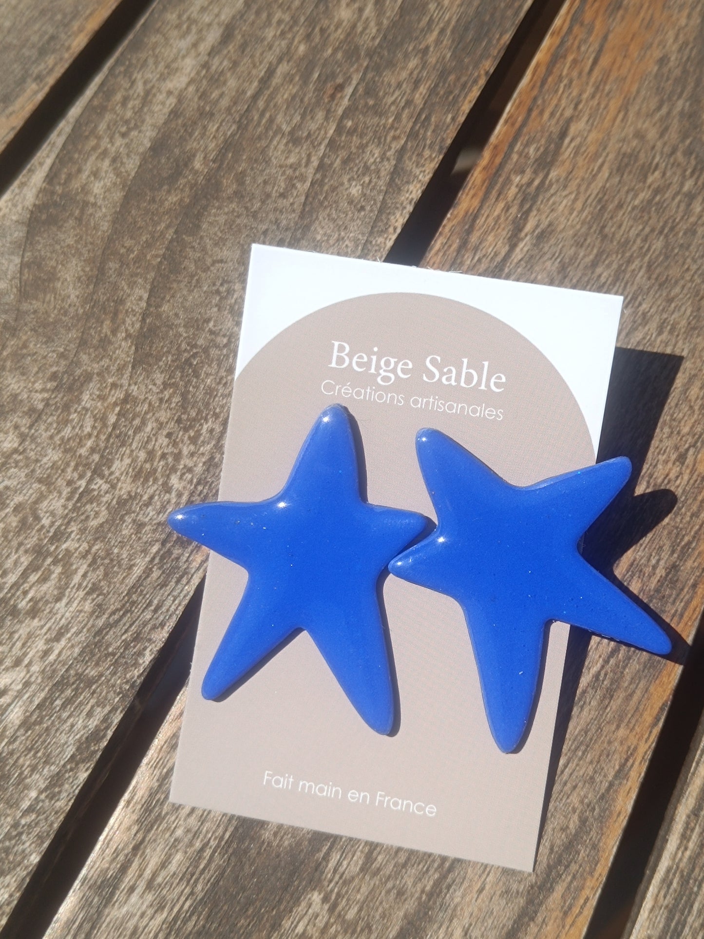 Boucles estrella bleu roy