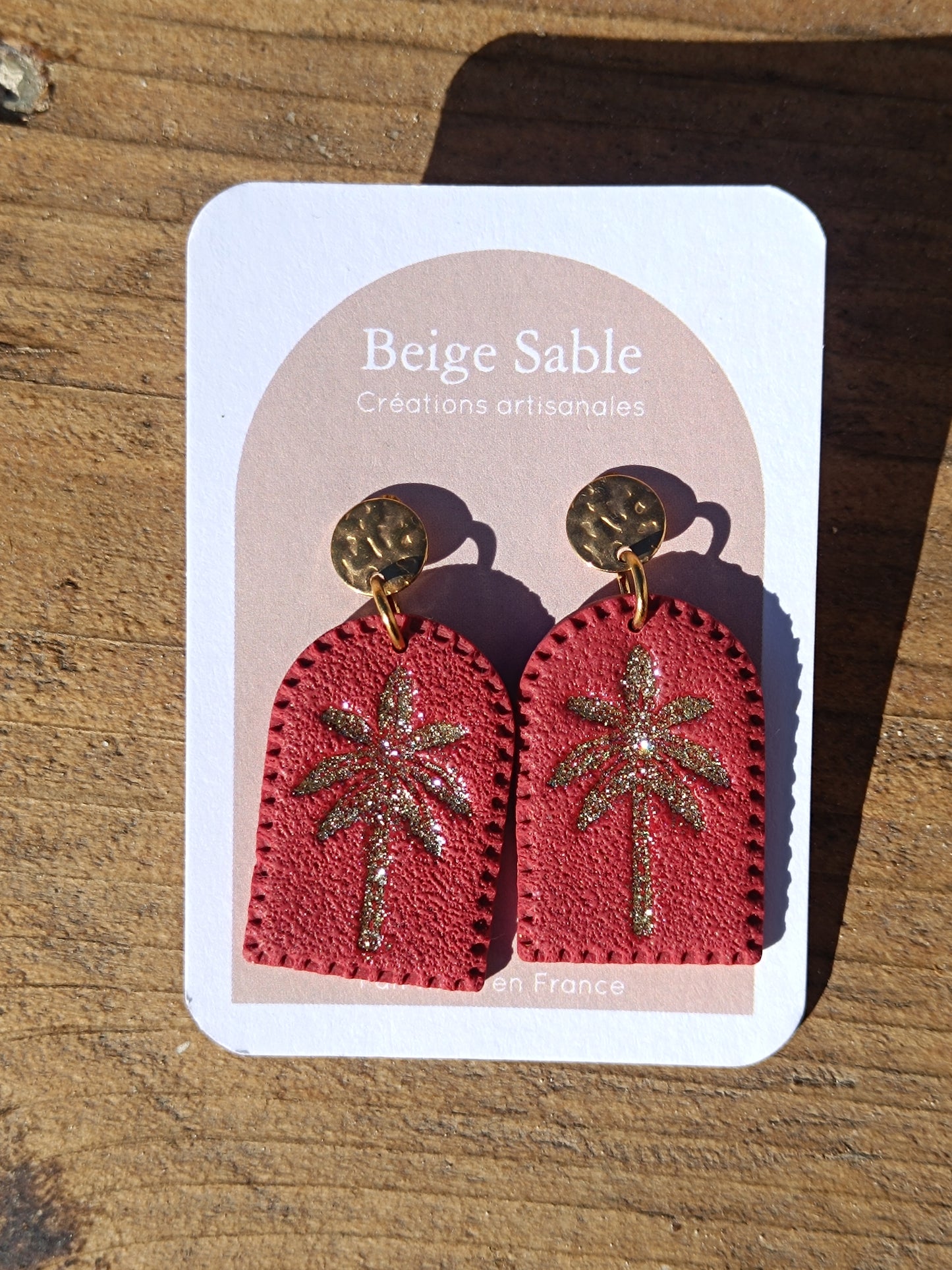 Boucles palma bordeaux