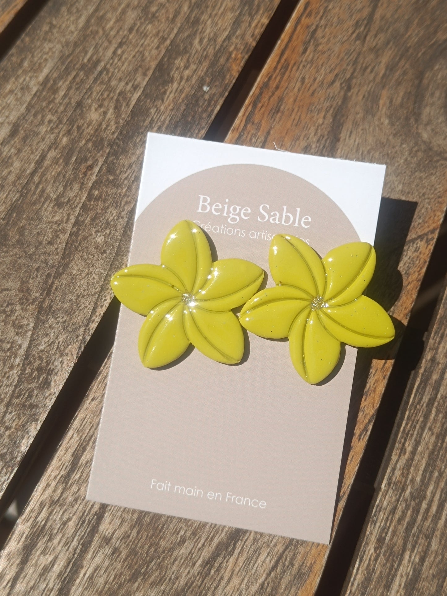 Boucles lys vert citron