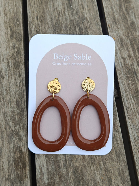 Boucles alma camel