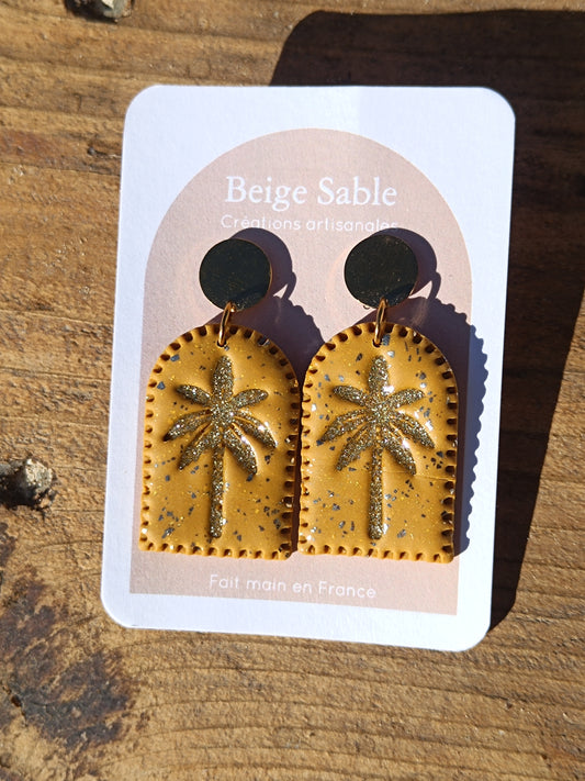 Boucles palma jaune d'automne