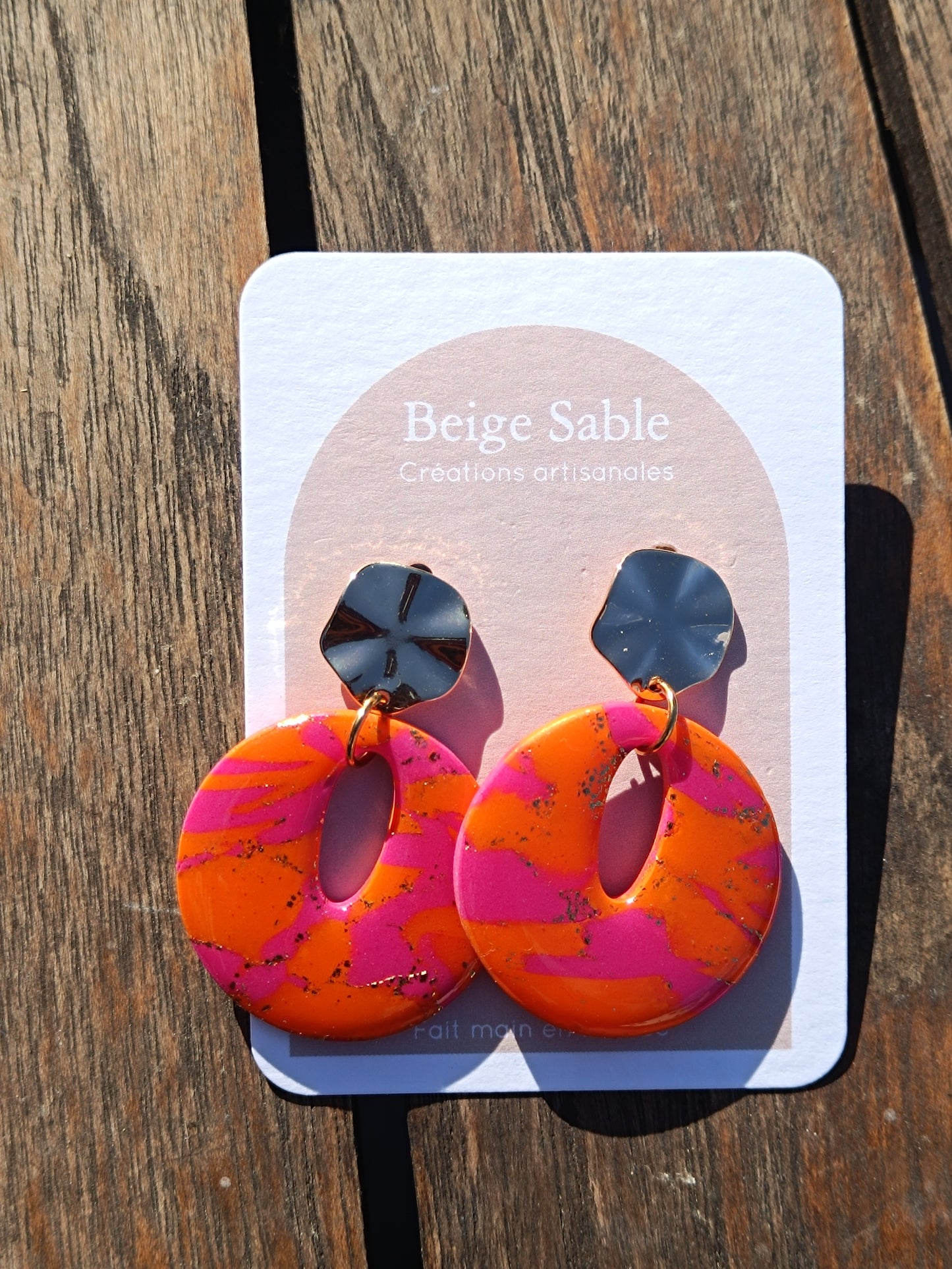 Boucles elsa mix fushia